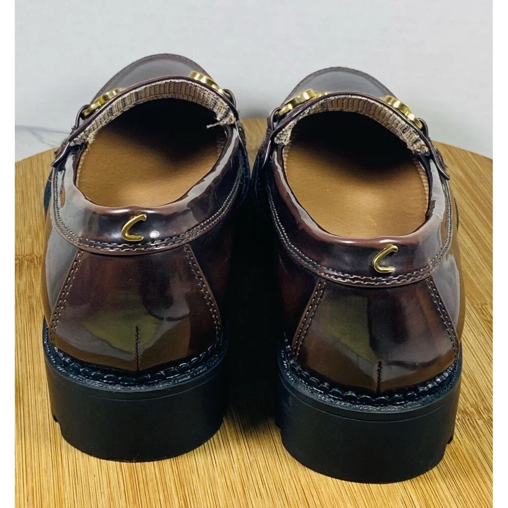 Circus By Sam Edelman NY Women's Shoes Loafers Brown Patent Sz 6M